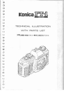 Konica FT 1 manual. Camera Instructions.